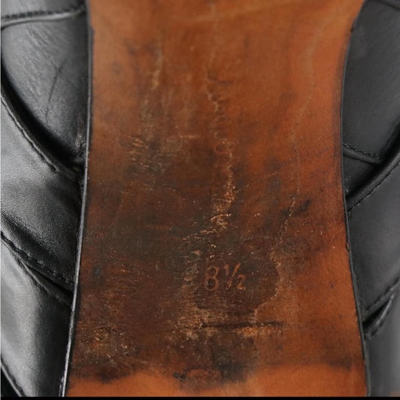 Manolo Blahnik Josi Buckle Strap Leather Ankle Boots - Picture 4 of 7